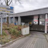 Der Eingang zur Tiefgarage am Hauptbahnhof Recklinghausen