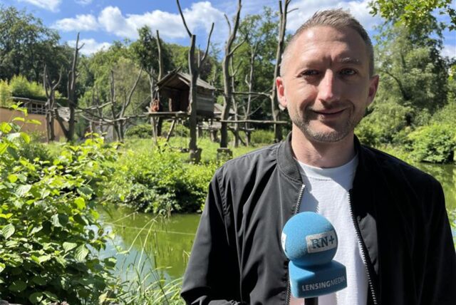 Unser Reporter Philipp Pohl war im Dortmunder Zoo beim EM-Orakel Walter dem Orang-Utan.