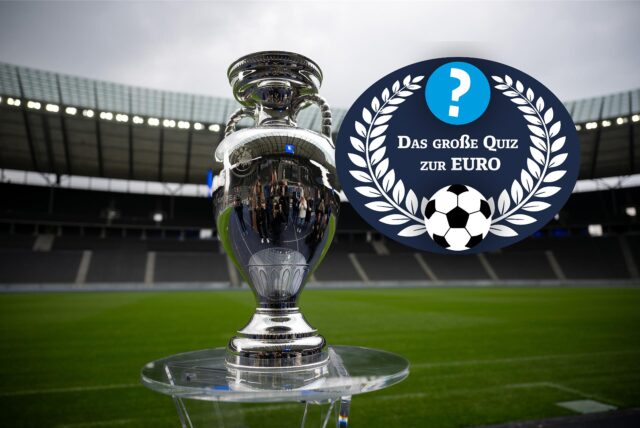 Europapokal mit Logo des Quiz