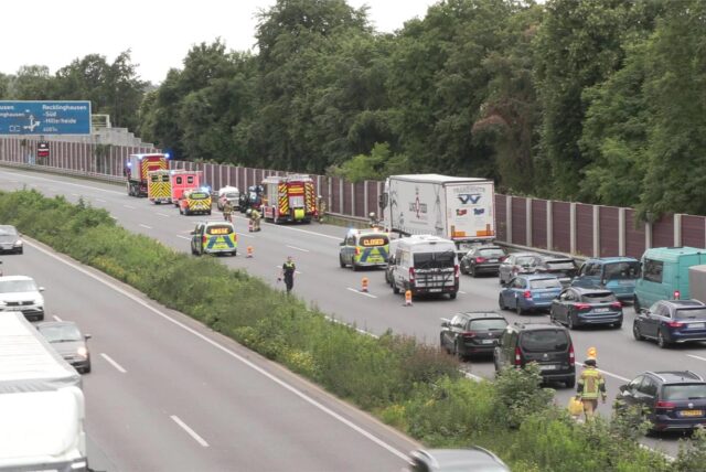 Unfall auf der A2