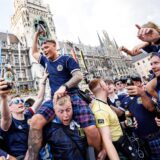 Zahlreiche schottische Fans befinden sich in Deutschland. Viele haben sich anlässlich des Eröffnungsspiels gegen Deutschland auf den Weg nach München gemacht.