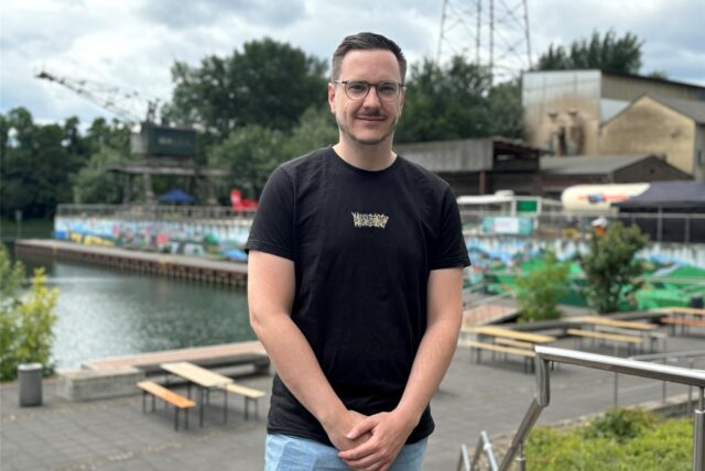 Er ist der Macher beim diesjährigen Hafenfest: Markus Zimmer.
