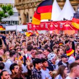 Public Viewing in der Arena beim EM-Eröffnungsspiel am Rathaus in Recklinghausen
