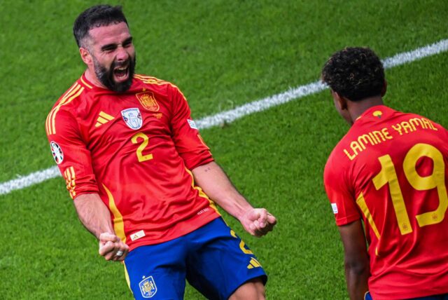 Ex-Bundesliga-Profi Dani Carvajal gehörte zu den spanischen Torschützen gegen Kroatien.