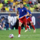 Giovanni Reyna in einem Spiel der US-Nationalmannschaft.