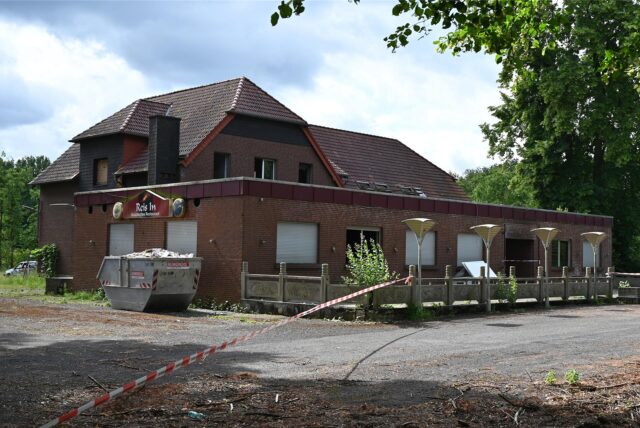 Ausgebranntes Restaurant