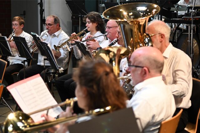 Die Blasmusik Wulfen hatte Besuch von der „Musique Municipale de Dormans“ aus der französischen Partnerstadt.