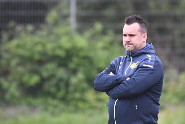 Trainer Björn Sawatzki startet mit der Spvg Schwerin II früh in die Vorbereitung.