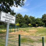 Spielplatz an der Römerstraße ohne Spielgeräte