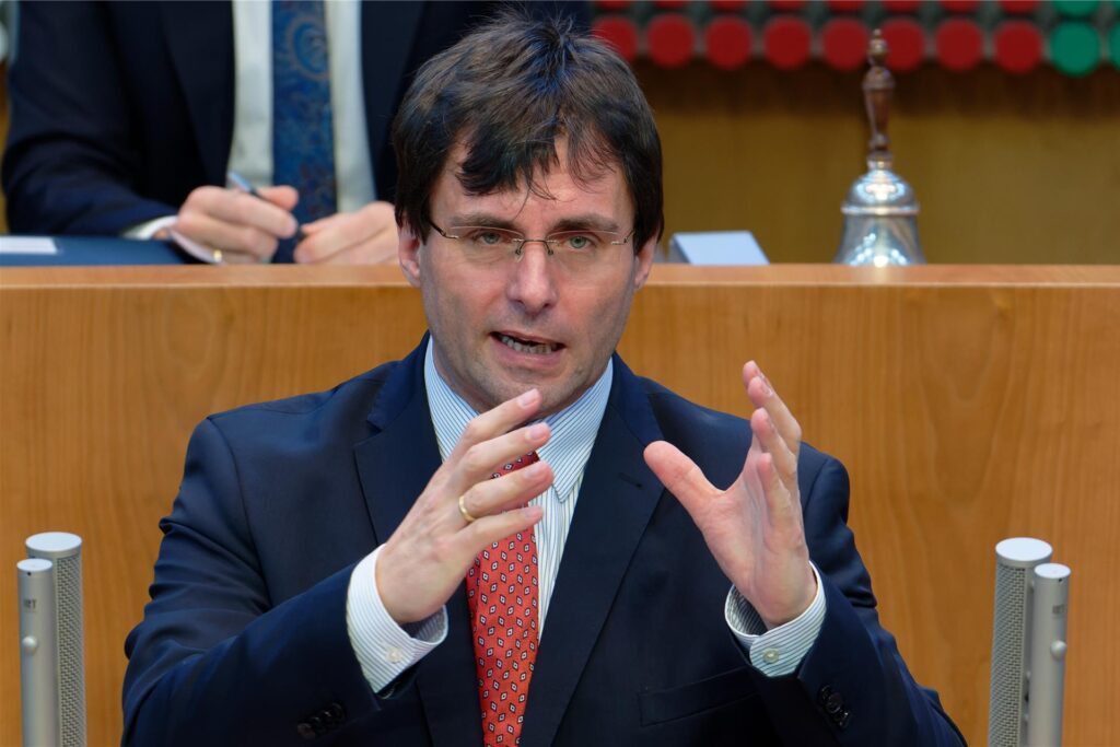 Marcus Optendrenk (CDU), Finanzminister des Landes Nordrhein-Westfalen.