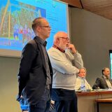 Alexander Pasche und Rüdiger Haake im Neuen Rathaus