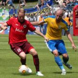 Lukas Nottbeck führt den Ball.
