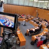 Im Ratssaal tagt sieben bis acht Mal im Jahr der Stadtrat, dazu einige der politischen Fachausschüsse und andere Runden. Er soll saniert werden. Dafür bewirbt sich die Stadt um Fördermittel.
