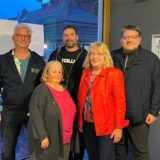 Dirk Kienast, Petra Lückel, Stefan Nowak, Constanze Mozarksi und Malte Rodammer freuen sich über den Zusammenschluss der drei Ortsvereine.