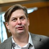 Maximilian Krah, AfD-Spitzenkandidat zur Europawahl 2024, aufgenommen am Rande der Beratungen mit den neugewählten AfD Europa-Abgeordneten nach der Europawahl.