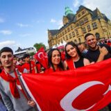Türkische Fans beim Public Viewing in Recklinghausen