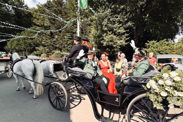 Eindrücke vom Umzug beim Schützenfest Oberwiese.