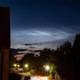 Leuchtende Nachtwolken Wetter Nacht Natur Fotografie Phänomen Selten Astrologie