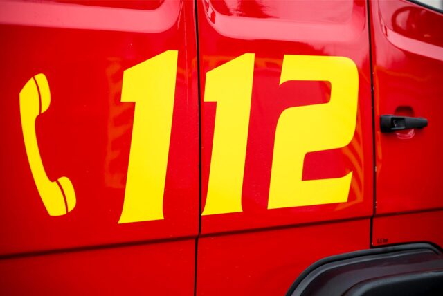 Ein Feuerwehrwagen