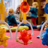 Spielzeug in einer Kita.