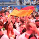 Deutschland-Fans beim Public Viewing in Dortmund