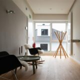 Die Montage zeigt den Flur in einem modernisierten Haus in Stuckenbusch und Innenarchitektin Anja Bartkowiak aus Recklinghausen.