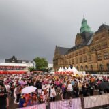 Die Kia-Arena in Recklinghausen wurde am Samstagabend (29.6.) evakuiert.