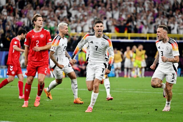 Kai Havertz jubelt.