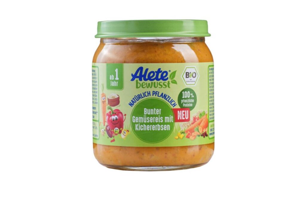 Alete Gläschen, das von der aktuellen Rückrufaktion betroffen ist.