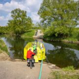 Die Lippe-Fähre Maifisch in Haltern ist zurzeit nicht im Einsatz.