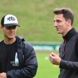 Milko Trisic, Trainer des FC 96 Recklinghausen (r.)