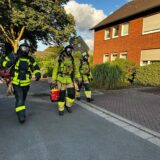 Die Einsatzkräfte der hauptamtlichen Feuerwehr rückten am Mittwochabend zum Einsatz in der Kleiberstraße in Dorsten-Hervest aus.