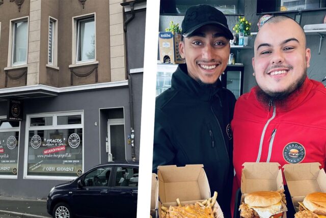 Alfredo Rifati (l.) und Redjeb Selimi sind die neuen Gesichter in einer bekannten Pizzeria im Dortmunder Westen. Hier werden die italienische Küche und die Balkanküche vereint.