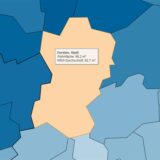 Die durchschnittliche Wohnfläche der Dorstener Wohnungen liegt laut Zensus 2022 leicht über dem NRW-Schnitt.