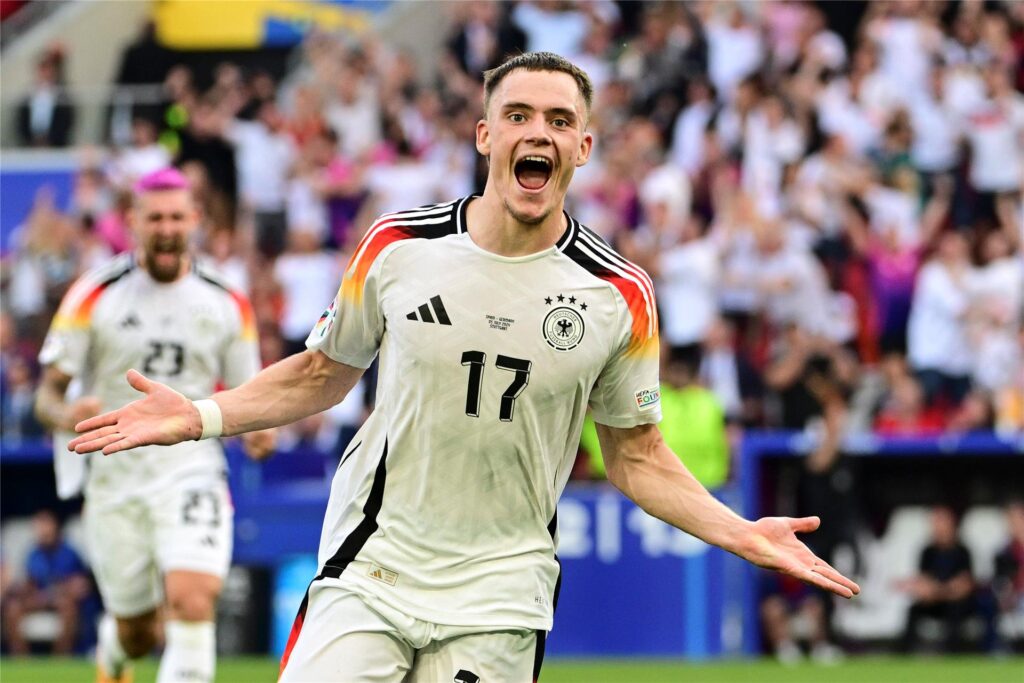 Florian Wirtz jubelt.