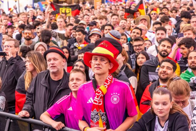 Auch im Westfalenpark fieberten die Fans mit der deutschen Mannschaft.