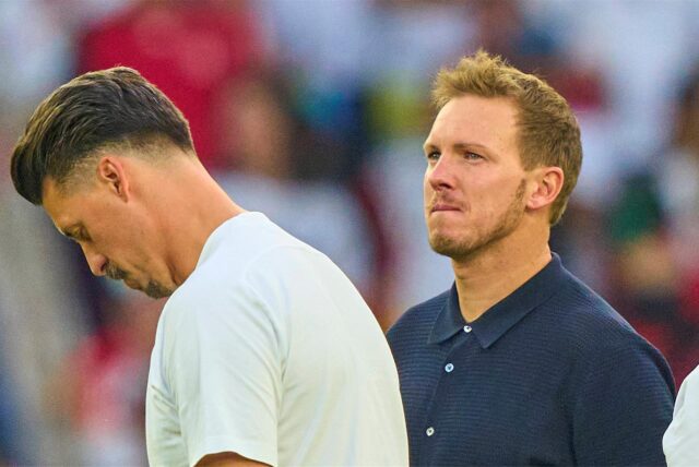 Julian Nagelsmann weint.
