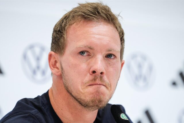 Julian Nagelsmann kämpft mit den Tränen.