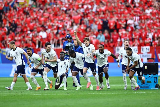 England feiert den Einzug ins EM-Halbfinale.