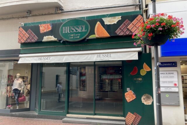 Die ehemalige Hussel-Filiale am Holzmarkt in Recklinghausen