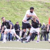 SC Marl-Hamm (graues Trikot) und Fenerbahce Marl lieferten sich in der abgelaufenen Saison heißt Duell um den Titel in der Kreisliga B2. Aufgestiegen sind am Ende beide direkt. Das gibt es in der neuen Saison nicht.