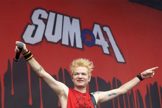 Sänger Deryck Whibley beim Musikfestival „Rock am Ring“ im Jahr 2017. Die Band hat im vergangenen Jahr bekannt gegeben, dass sie sich auflöst und geht nun auf Abschieds-Tournee.