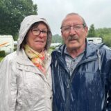Freibad am Aquarell in Haltern bei Regen