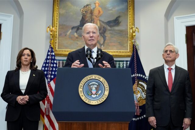 US-Präsident Joe Biden spricht im Roosevelt Room des Weißen Hauses über den Attentatsversuch auf den ehemaligen US-Präsidenten Trump bei einer Wahlkampfveranstaltung in Pennsylvania.