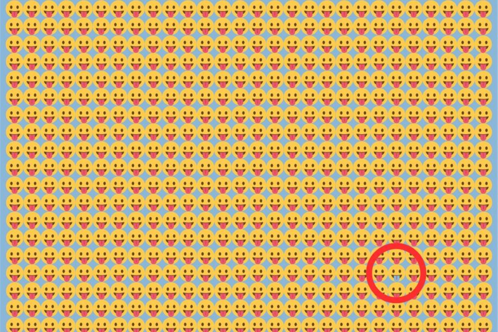 Suchbild mit Emojis Auflösung