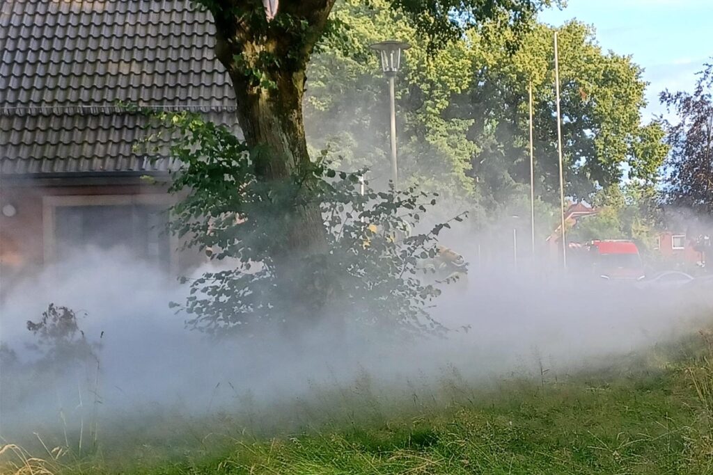 Feuerwehr Übung Brand Haltern