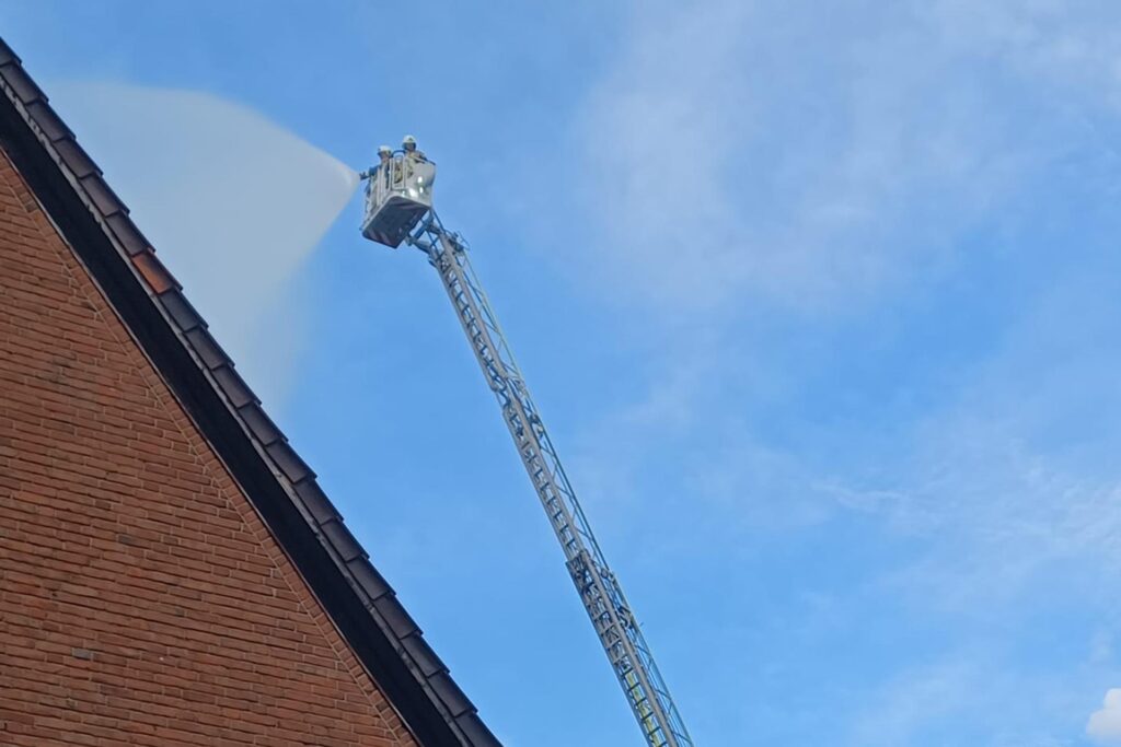 Feuerwehr Übung Brand Haltern