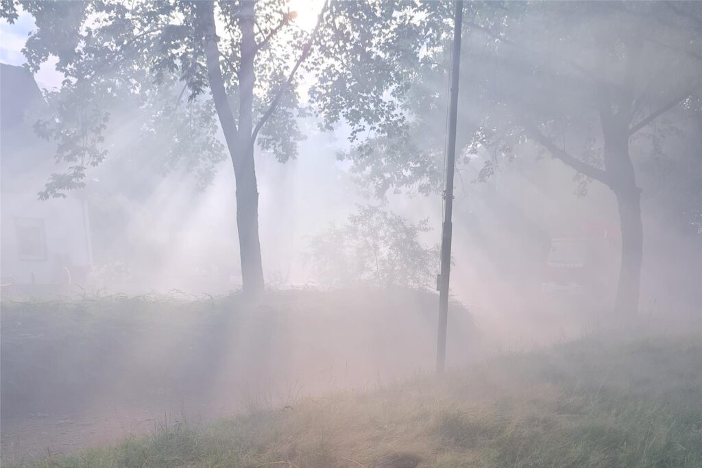 Feuerwehr Übung Brand Haltern
