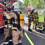 Feuerwehr Übung Brand Haltern