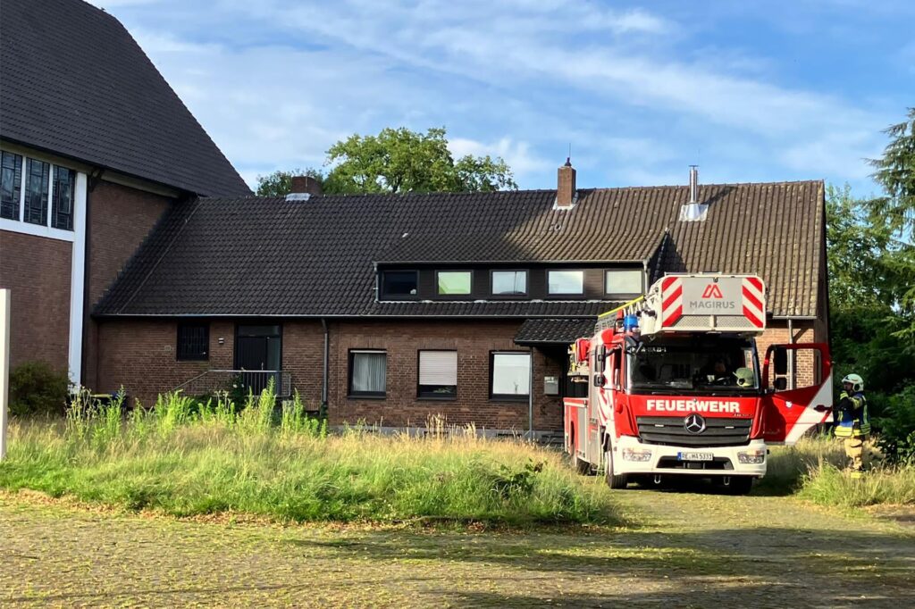 Feuerwehr Übung Brand Haltern